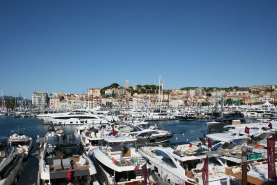 Vue du Cannes Yachting Festival 2017