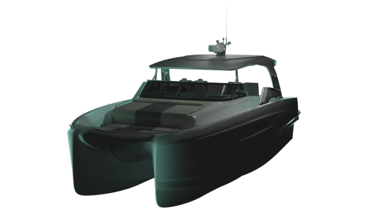 Premiers visuels 3D du catamaran à moteur YOT 36