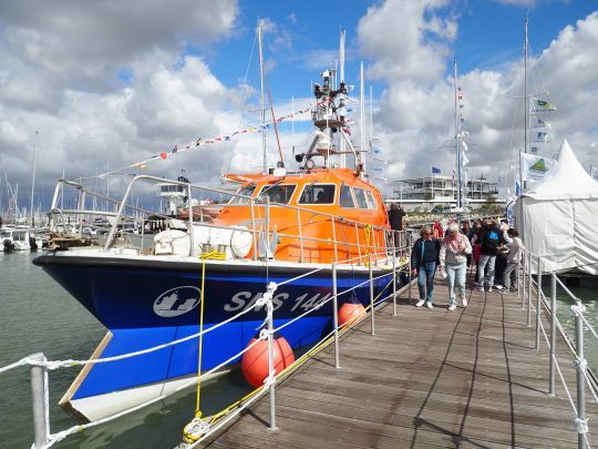 Le Canot SNSM accueille les visiteurs tout au long du salon