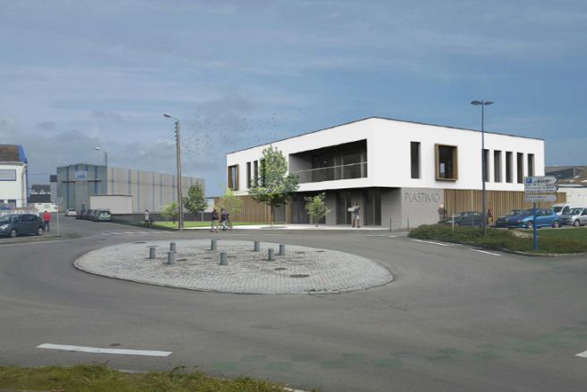 Read the article Image du futur siège de Plastimo à Lorient