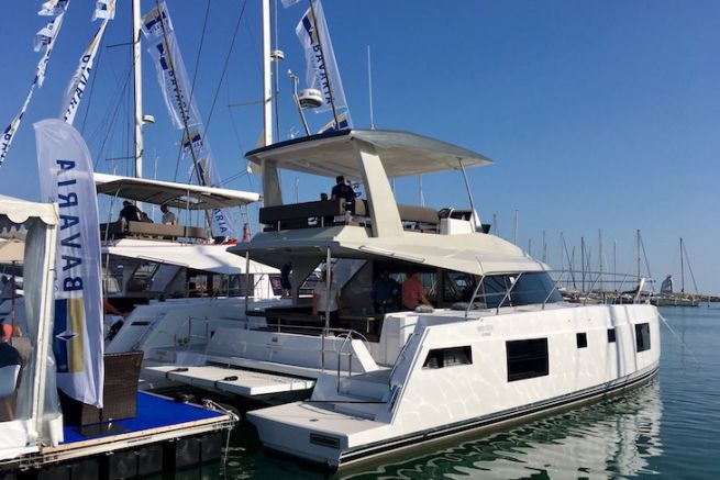 Bavaria Catamarans stand at the Grande-Motte Multihull Show