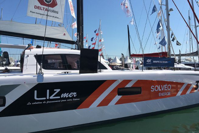 LIZmer sponsors skipper Jean-Pierre Balmes and his Outremer 4X on the Route du Rhum 2018