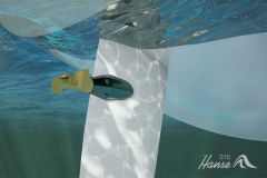 Hanse E-Motion Rudder