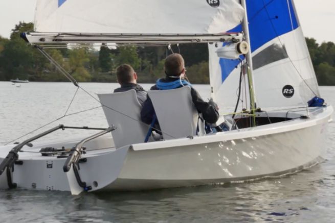 Navigation in RS Venture with the Scanstrut conversion kit for the handivoile