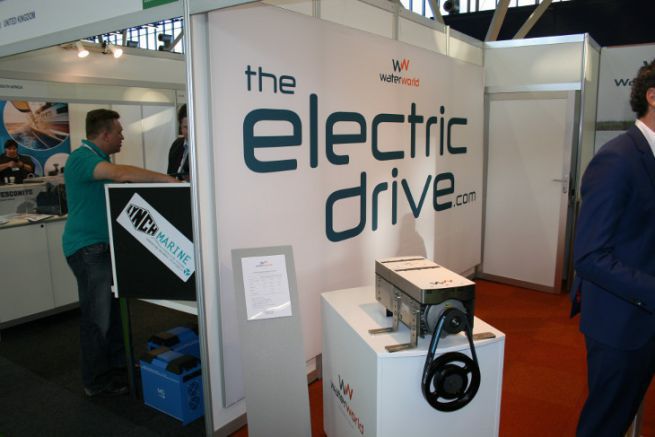 Electric thruster exhibited at METS Amsterdam