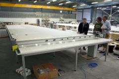 Cutting table at VMG Soromap