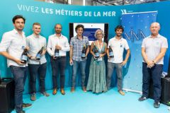 The winners of the Nina Awards Grand Ouest 2019 at the XXL Sea