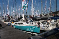Le Glaz, a JPK 10.80 sailboat sponsored by Crdit Agricole du Finistre, during the Tour du Finistre 2019