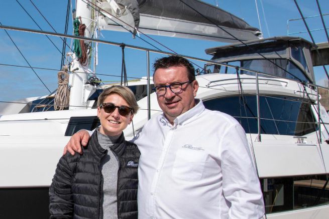 Anna Nowotarska, new export sales manager with Gilles Wagner, CEO of Privilge Marine