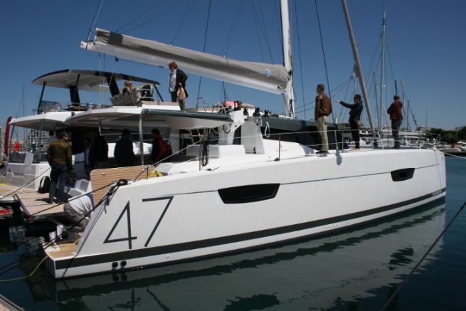 The Saona 47 is one of the load-bearing models for the Fountaine-Pajot Group
