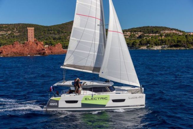 Lucia 40 electric developed by Volvo Penta and Fountaine-Pajot