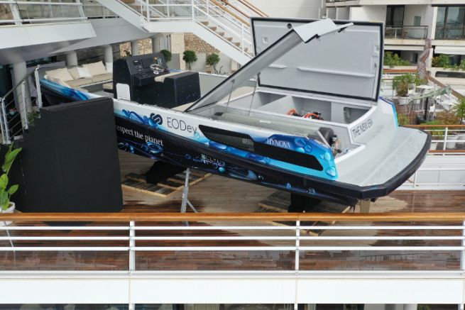 Concept of the Hynova Yachts demonstrator unveiled in September 2021