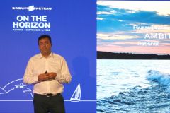 Bruno Thivoyon, CEO of the Bnteau Group made his first nautical appearance at the Cannes Yachting Festival