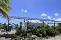 Osmosun desalination unit in French Polynesia