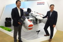 Presentation of the outboard engine concept in Japan