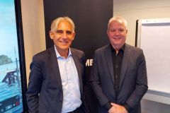 Juan Vargues, CEO of Dometic, and Eric Fetchko, President of Dometic Marine
