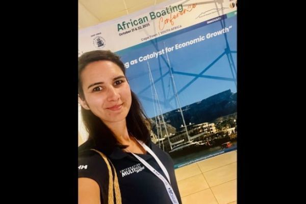 Anas David at the African Boating Conference