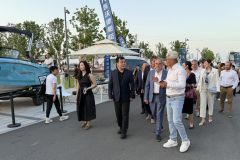 Alain Pochon and the Chinese delegation at the opening of the Qinhuangdao trade show