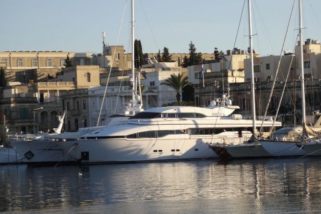 Yacht in Malta