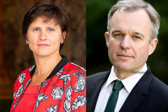 Roxana Maracineanu and Franois de Rugy, the new ministers in charge of yachting and water sports