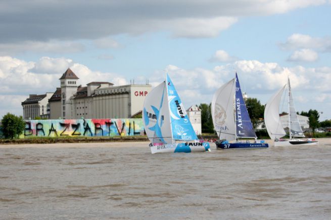 Start of the Solitaire du Figaro 2015