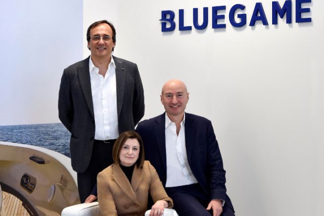 Carla Demaria with Massimo Perotti and Ferruccio Rossi
