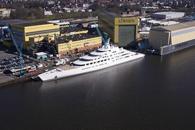 The Lurssen shipyard will build its first ship with a methanol fuel cell